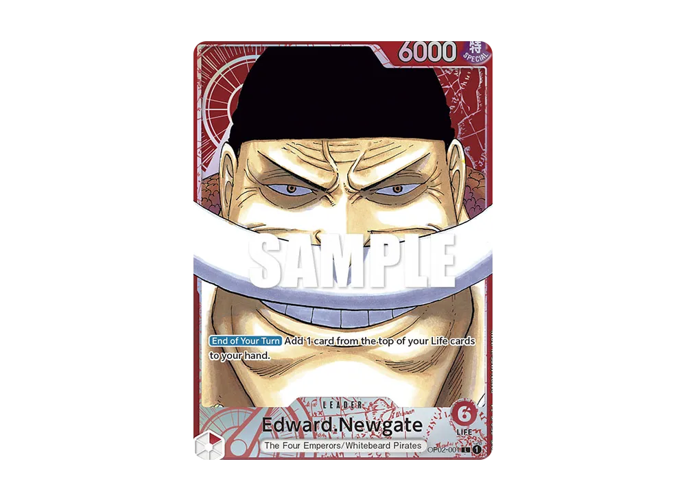 エドワード・ニューゲート L-P [OP02-001]【英語版】(ブースターパック「頂上決戦」)