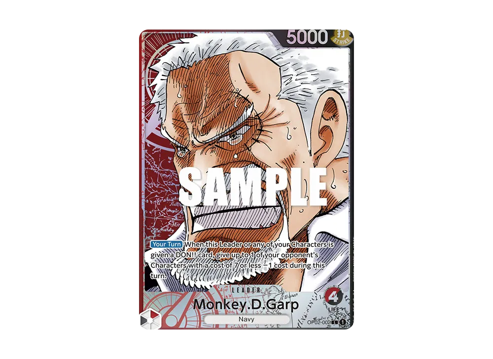 モンキー・D・ガープ L-P [OP02-002]【英語版】(ブースターパック「頂上決戦」)