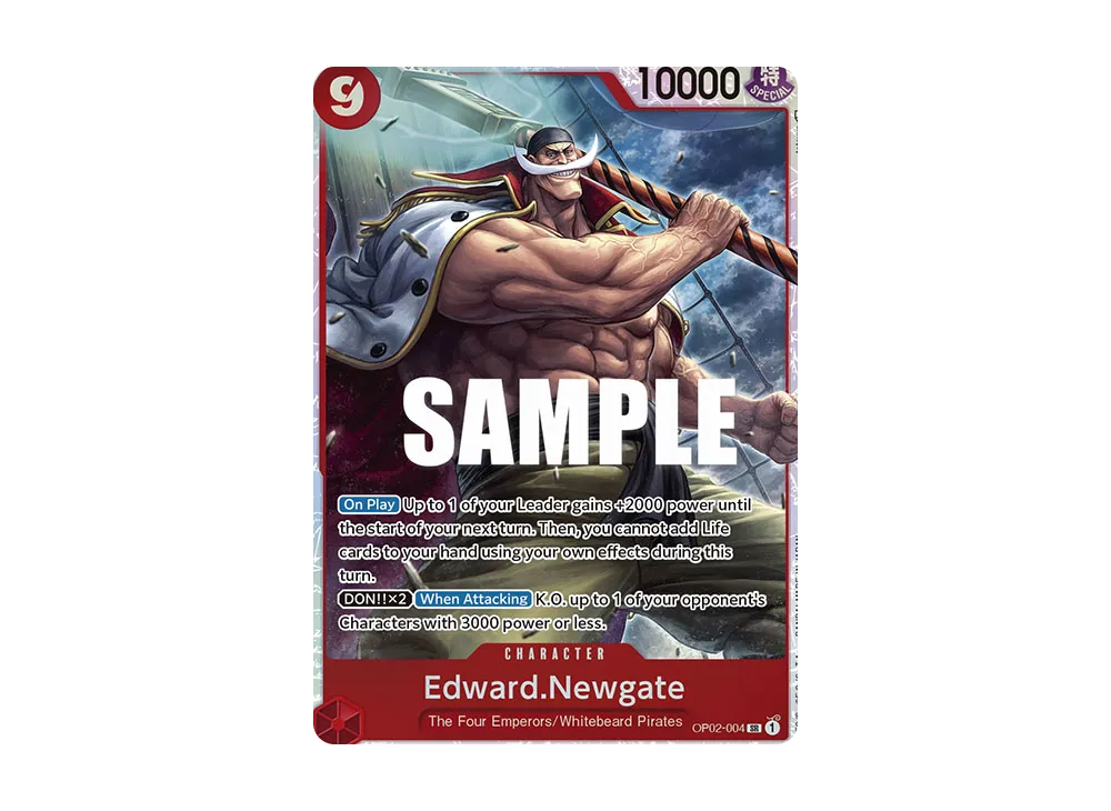 エドワード・ニューゲート SR [OP02-004]【中国語版】(プロモーション