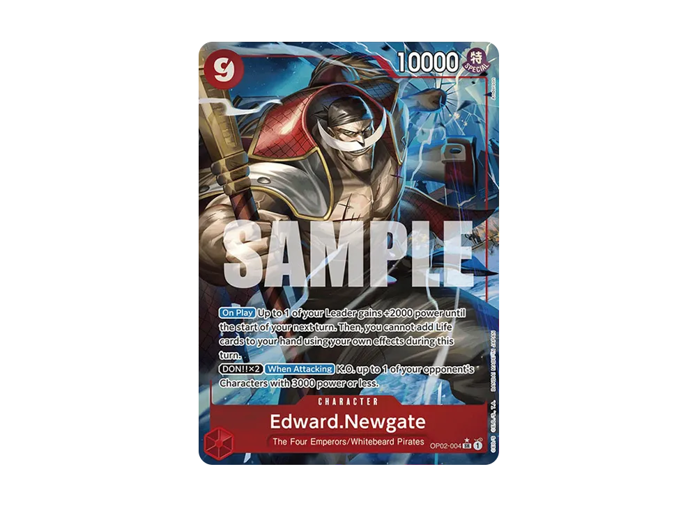 エドワード・ニューゲート SR [OP02-004]【中国語版】(プロモーション