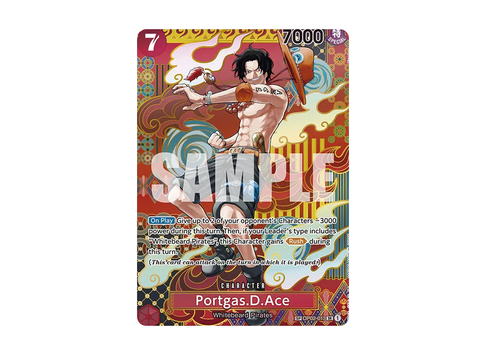 ポートガス・D・エース SR-SP (コミパラ) [OP02-013](ブースターパック