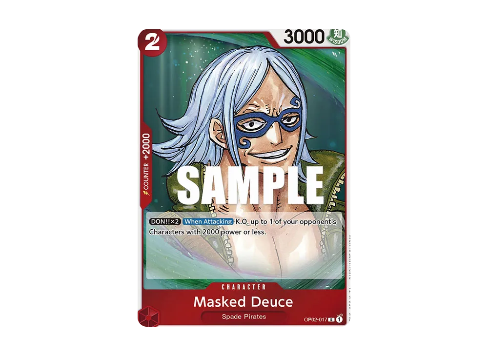 マスクド・デュース R [OP02-017]【英語版】(ブースターパック「頂上決戦」)