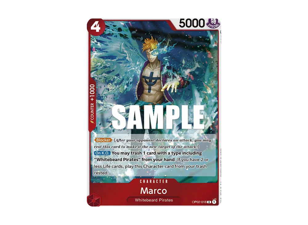 マルコ R [OP02-018]【英語版】(ブースターパック「頂上決戦」)