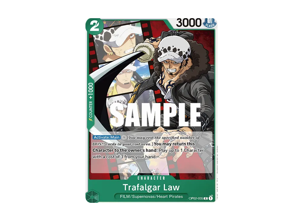 トラファルガー・ロー C [OP02-035]【英語版】(ブースターパック「頂上決戦」)