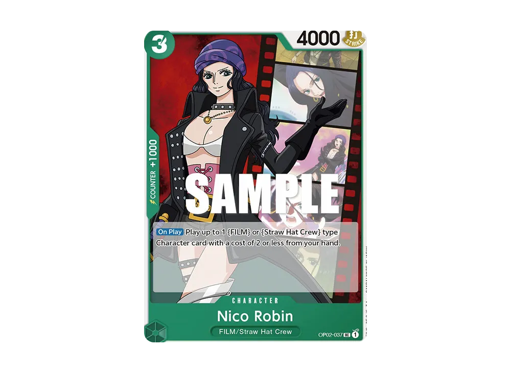 ニコ・ロビン UC [OP02-037]【英語版】(ブースターパック「頂上決戦」)