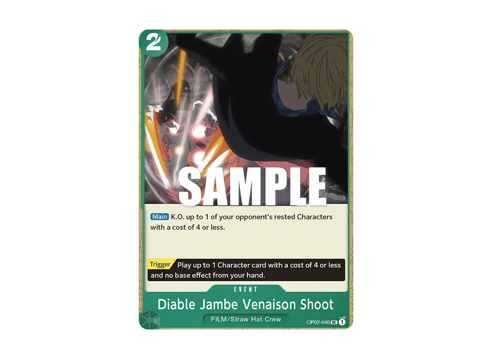 悪魔風脚 野獣肉シュート UC [OP02-046]【英語版】(ブースターパック「頂上決戦」)