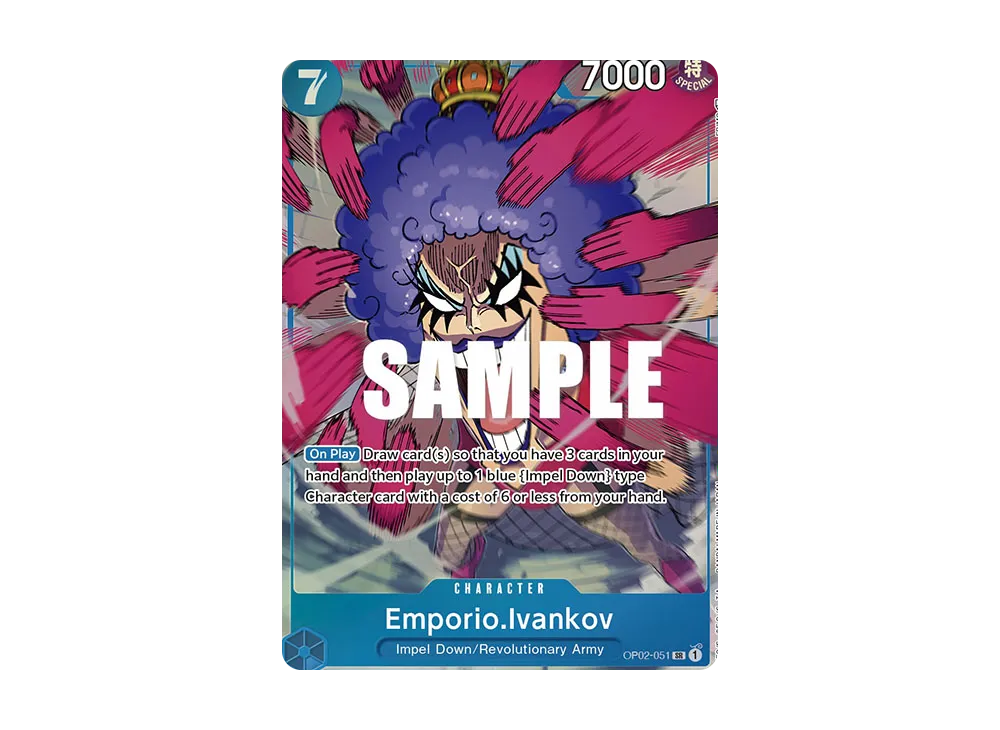 エンポリオ・イワンコフ SR-P [OP02-051]【英語版】(ブースターパック「頂上決戦」)