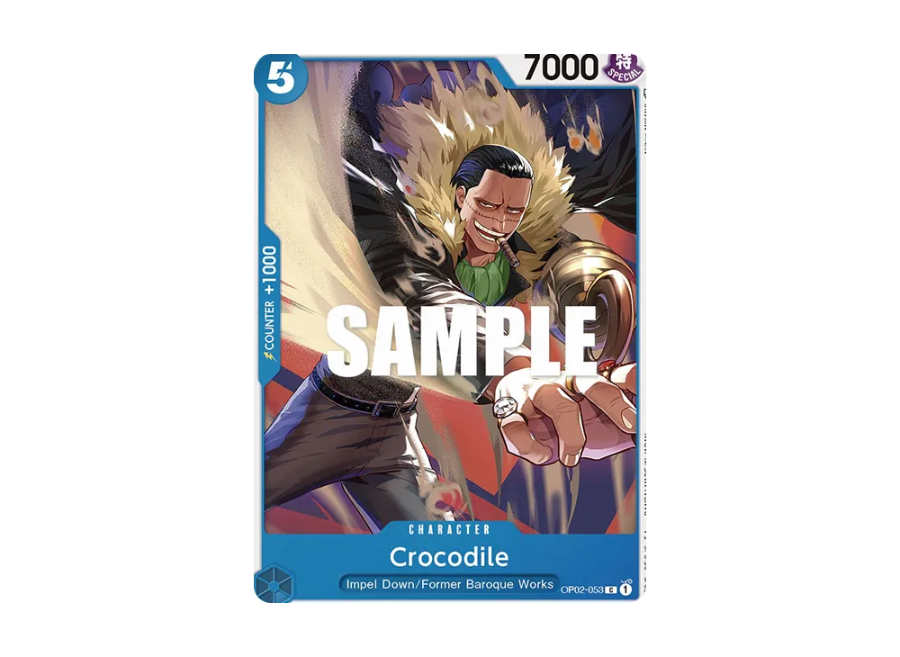 クロコダイル C [OP02-053]【英語版】(ブースターパック「頂上決戦」)