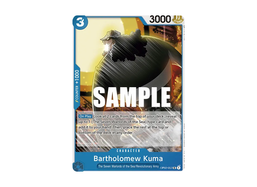 バーソロミュー・くま UC [OP02-057]【英語版】(ブースターパック「頂上決戦」)