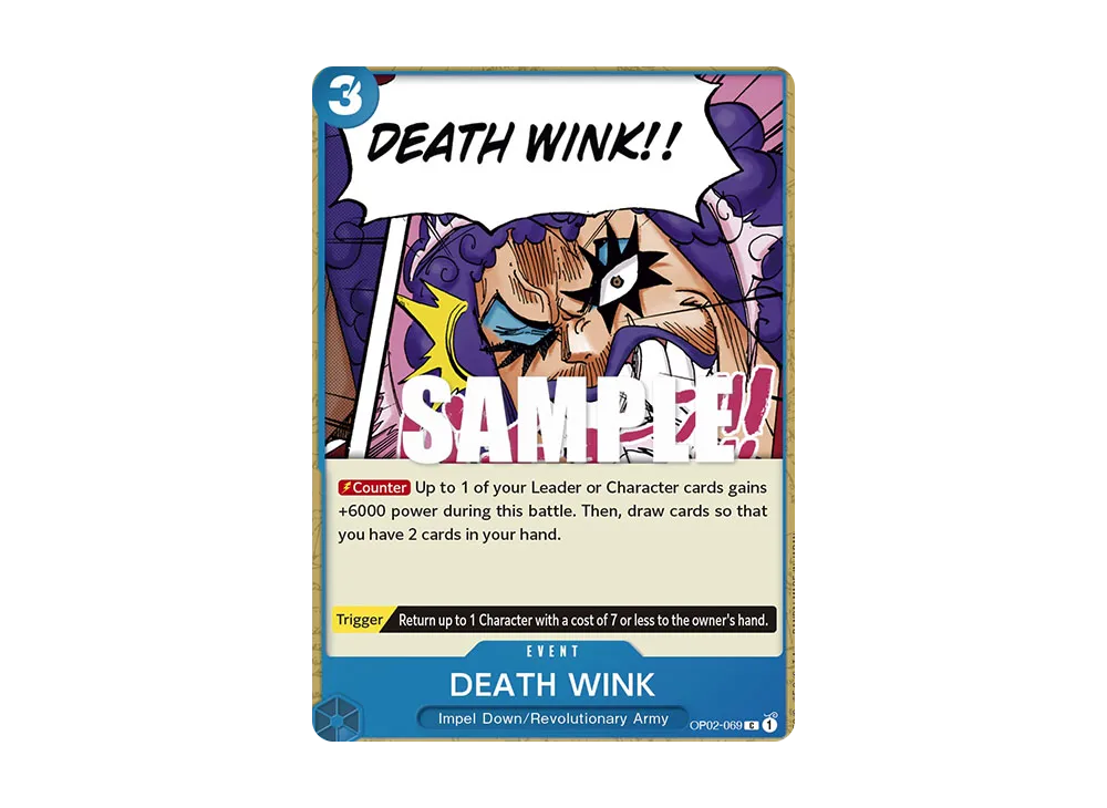 DEATH WINK C [OP02-069]【英語版】(ブースターパック「頂上決戦」)