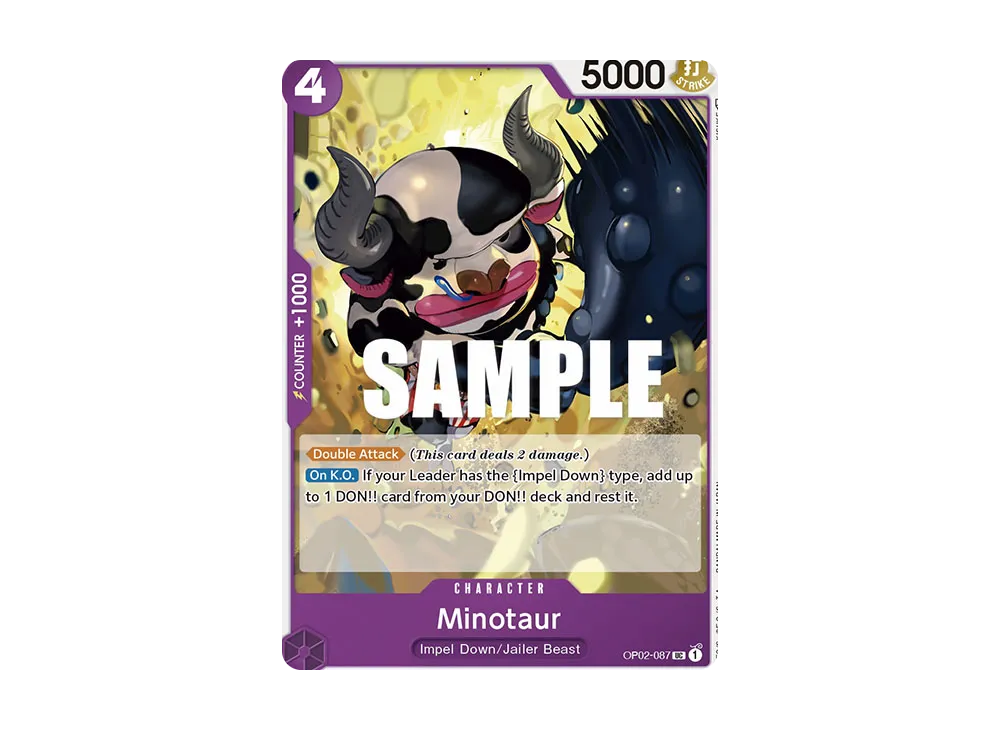 ミノタウロス UC [OP02-087]【英語版】(ブースターパック「頂上決戦」)