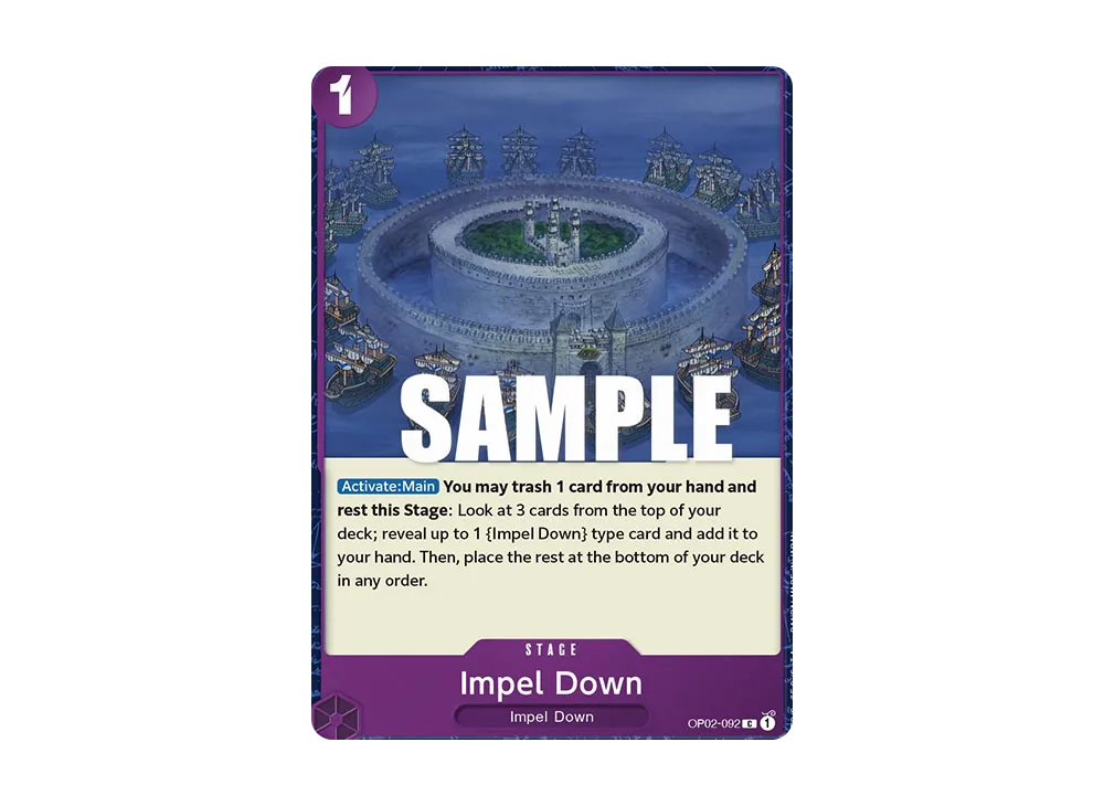 インペルダウン C [OP02-092]【英語版】(ブースターパック「頂上決戦」)