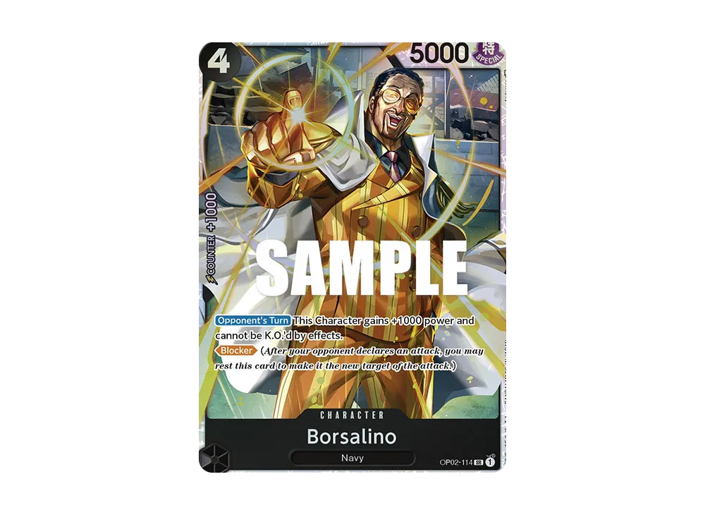 ボルサリーノ SR [OP02-114]【英語版】(ブースターパック「頂上決戦」)