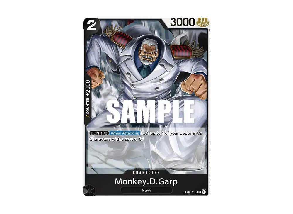 モンキー・D・ガープ R [OP02-115]【英語版】(ブースターパック「頂上決戦」)