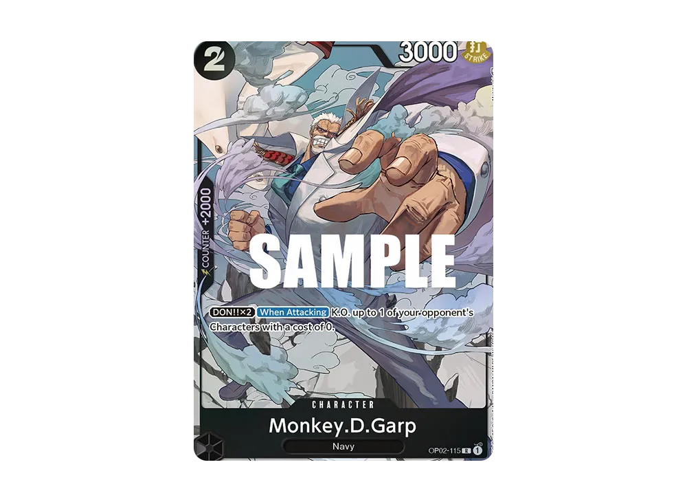 モンキー・D・ガープ R-P [OP02-115]【英語版】(ブースターパック「頂上決戦」)