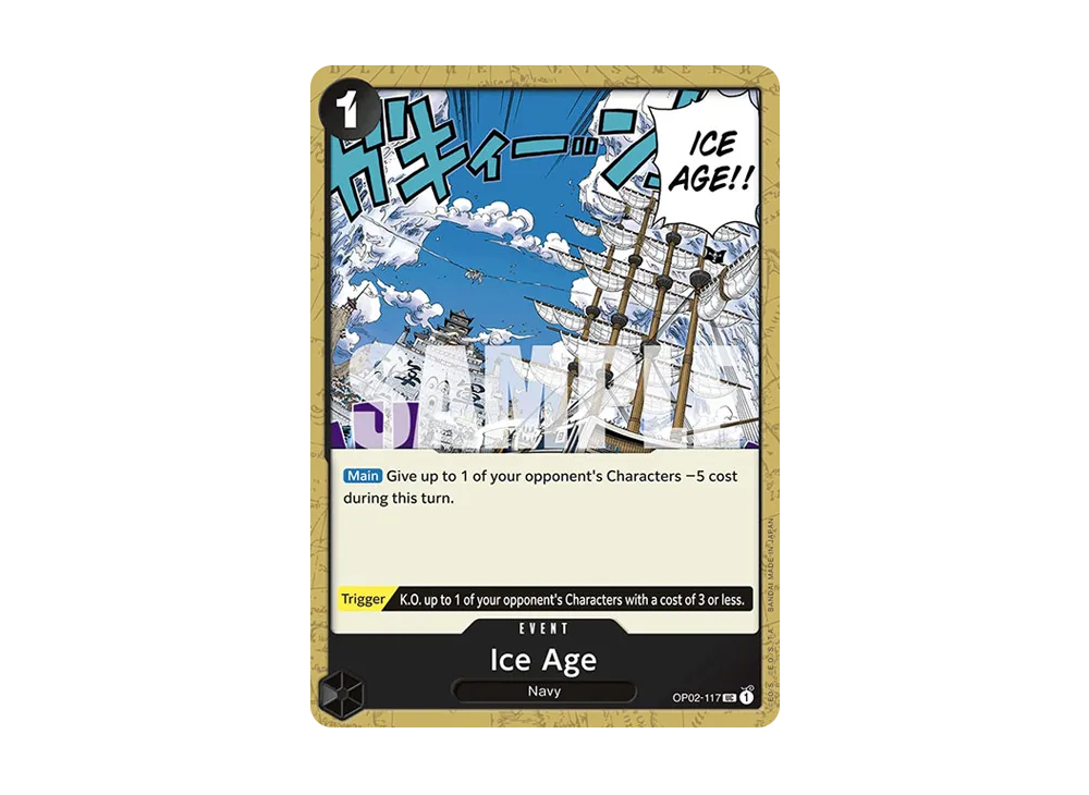 氷河時代 UC [OP02-117]【英文版】(高級擴充包「ONE PIECE CARD THE BEST」)