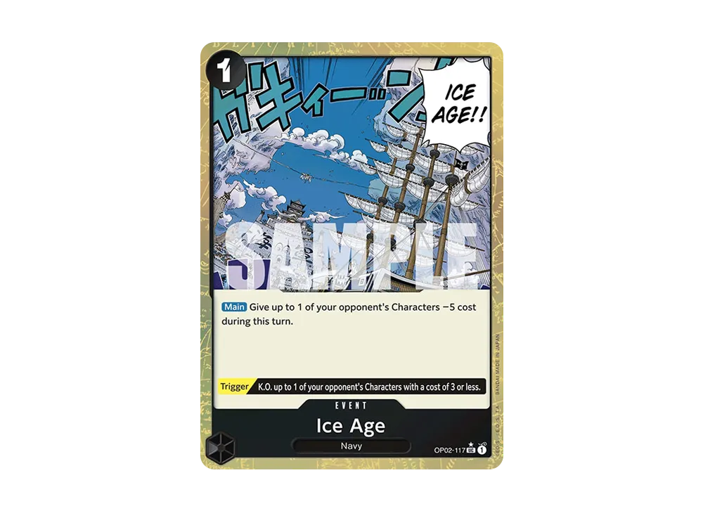 氷河時代 UC :全美術 [OP02-117]【英文版】(高級擴充包「ONE PIECE CARD THE BEST」)