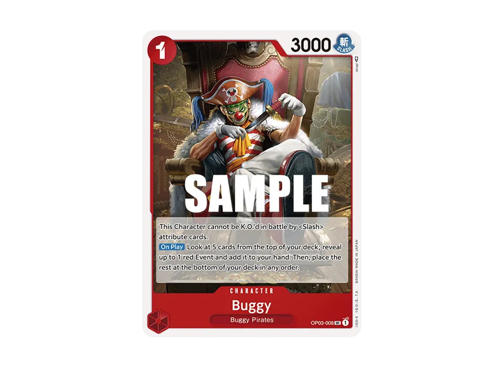 Buggy UC [OP03-008] [EN](Booster Pack "Pillars Of Strength")