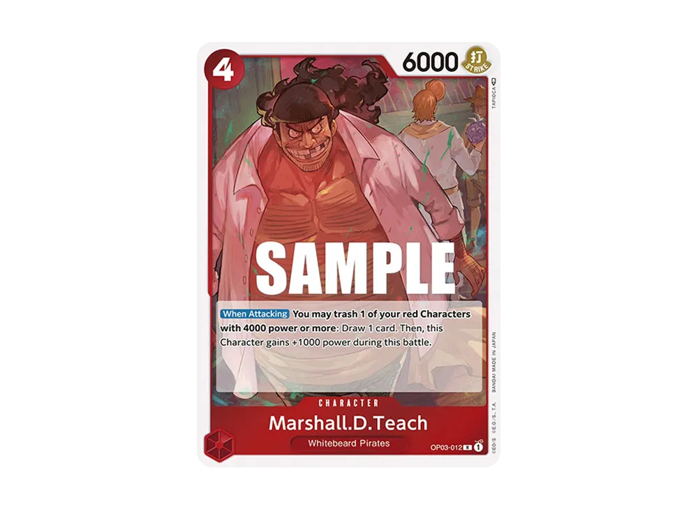 Marshall.D.Teach R [OP03-012] [EN](Booster Pack "Pillars Of Strength")