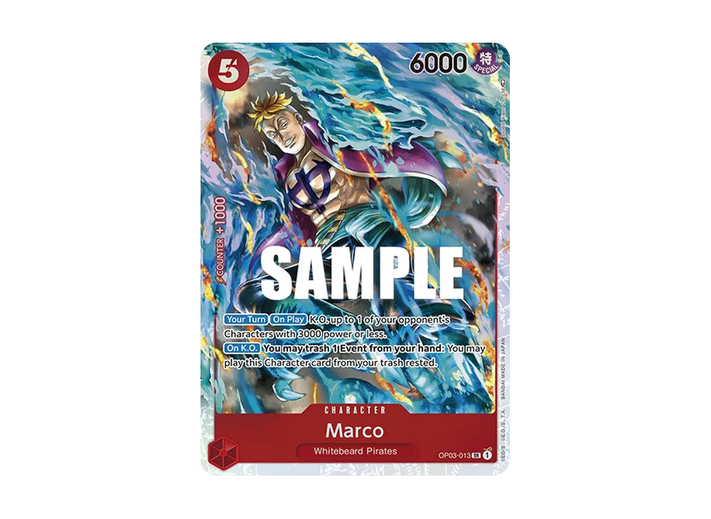 マルコ SR [OP03-013]【英語版】(プロモーションカード「チャンピオン