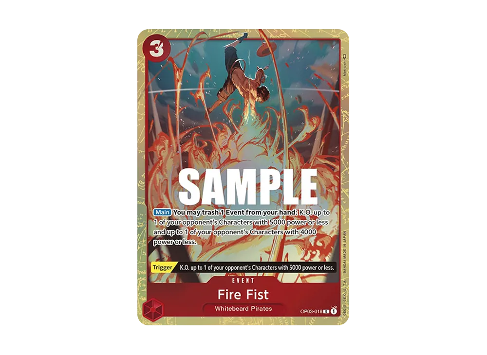 Fire Fist R-P [OP03-018] [EN](Booster Pack "Pillars Of Strength")