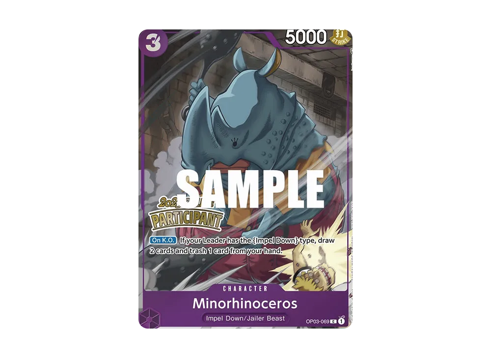 ミノリノケロス C [OP03-069]【英語版】(プロモーションカード「オンライン地域 参加パック Vol.2」)