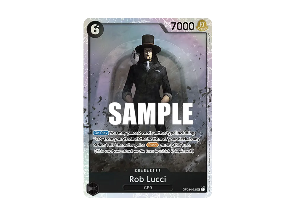 Rob Lucci SR [OP03-092] [EN](Booster Pack "Pillars Of Strength")