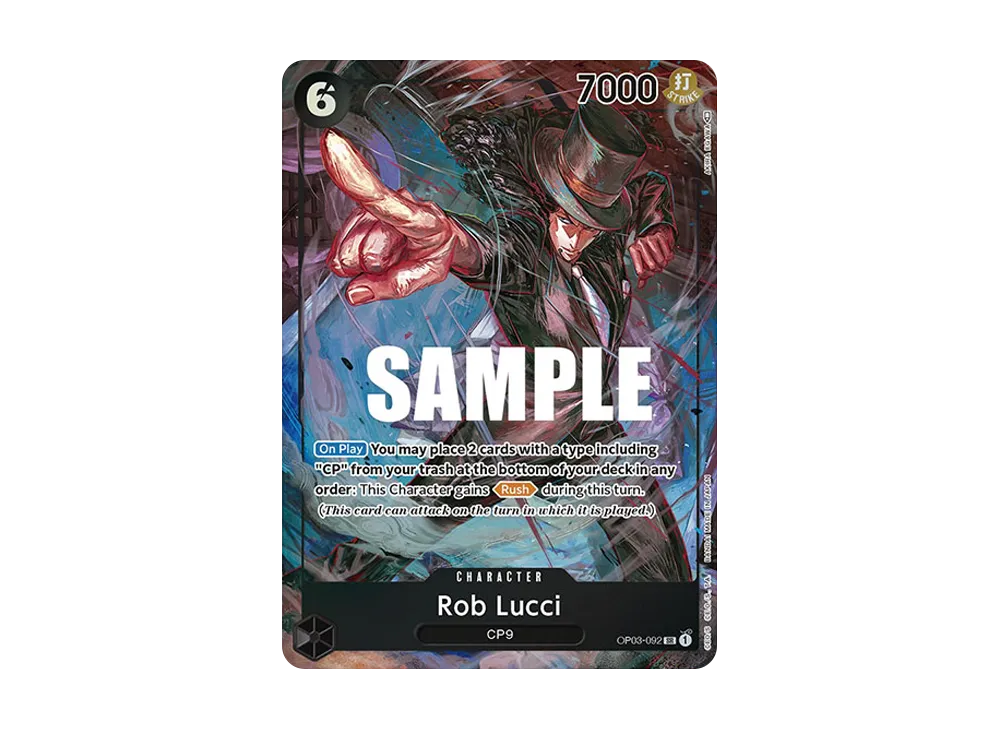 Rob Lucci SR-P [OP03-092] [EN](Booster Pack "Pillars Of Strength")