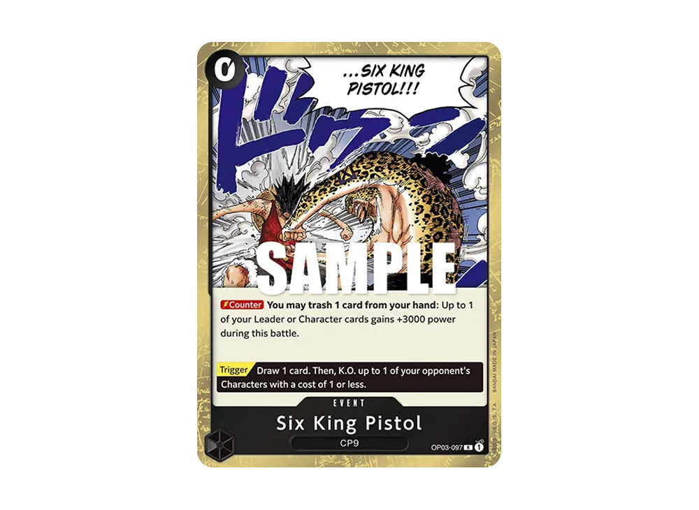 Six King Pistol R [OP03-097] [EN](Booster Pack "Pillars Of Strength")