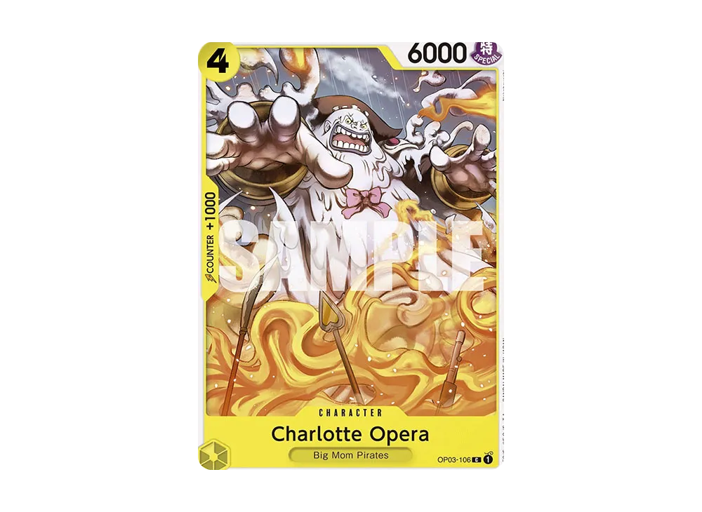 シャーロット・オペラ C [OP03-106]【英文版】(起始牌組「黃 夏洛特‧卡塔庫栗」)