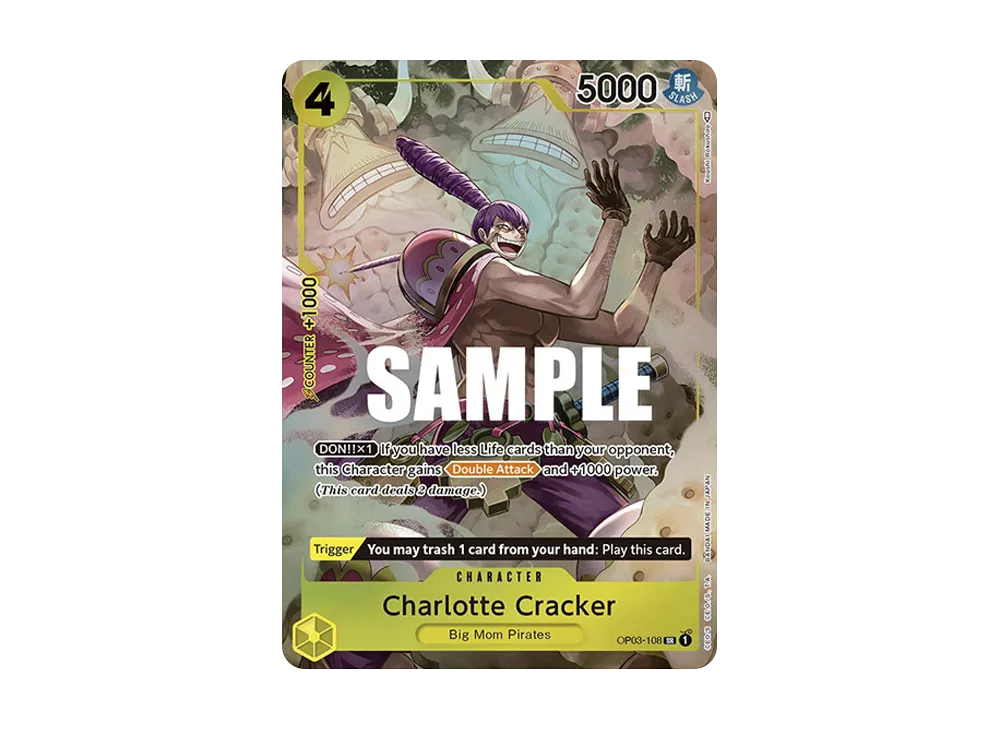 Charlotte Cracker SR-P [OP03-108] [EN](Booster Pack "Pillars Of Strength")