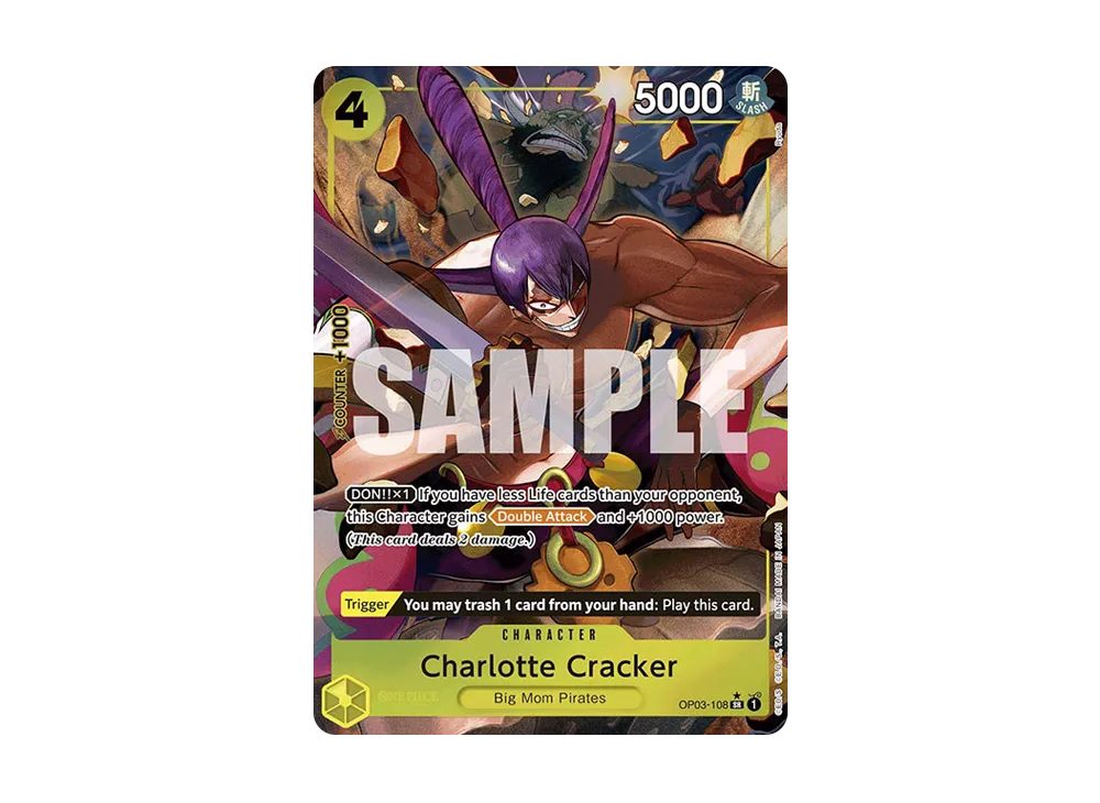 夏洛特·克力架 SR-P [OP03-108]【英文版】(高級擴充包「ONE PIECE CARD THE BEST」)