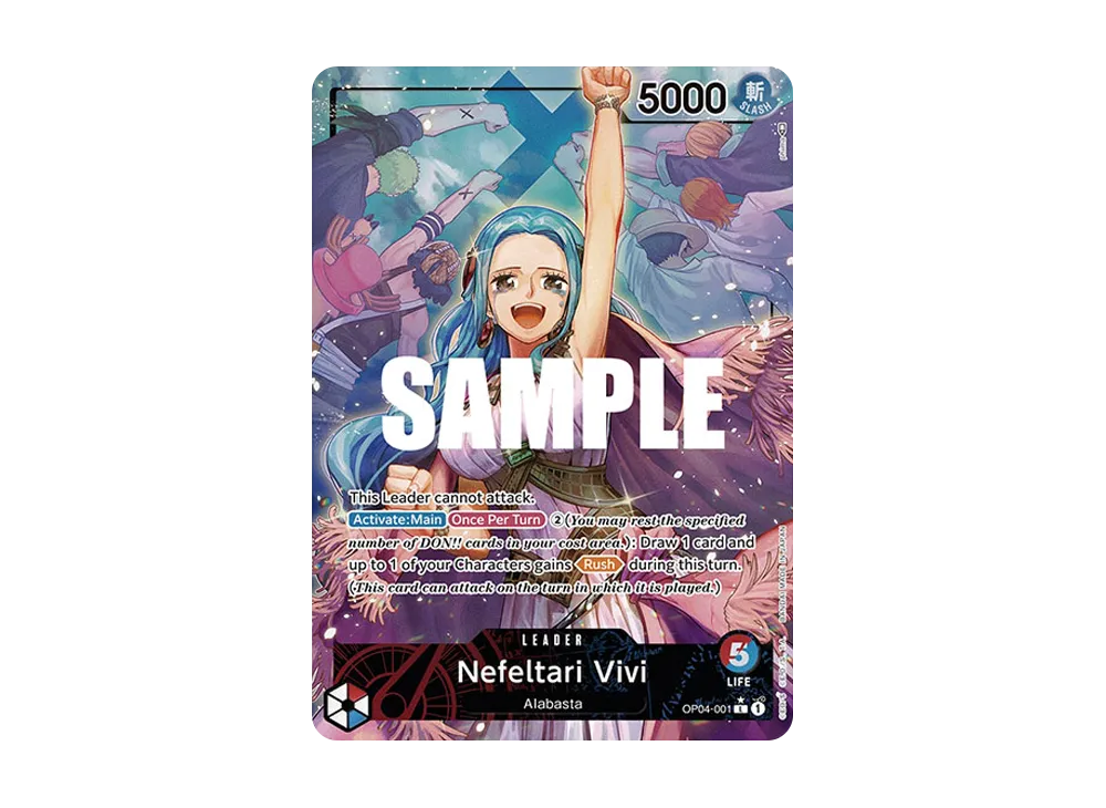 ネフェルタリ・ビビ L-P [OP04-001]【英語版】(ブースターパック「謀略の王国」)