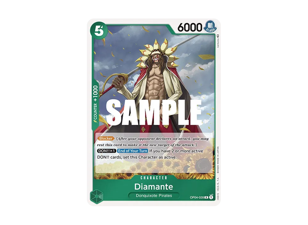 Diamante R [OP04-028] [EN](Booster Pack "Kingdoms Of Intrigue")
