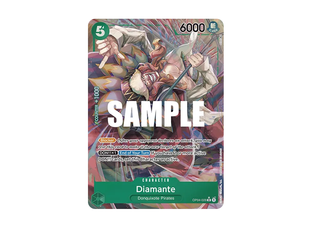 Diamante R-P [OP04-028] [EN](Booster Pack "Kingdoms Of Intrigue")