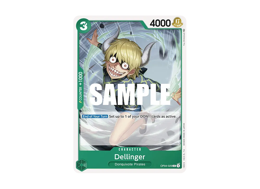 Dellinger C [OP04-029] [EN](Booster Pack "Kingdoms Of Intrigue")