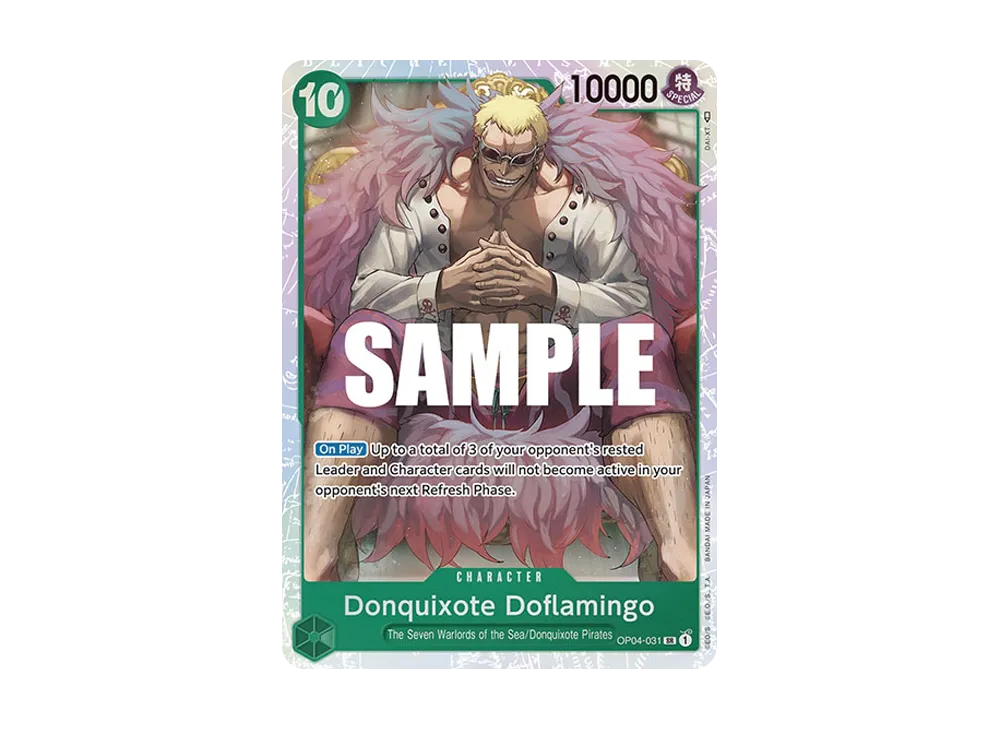 Donquixote Doflamingo SR [OP04-031] [EN](Booster Pack "Kingdoms Of Intrigue")