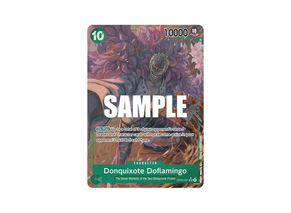 Donquixote Doflamingo SR-P [OP04-031] [EN](Booster Pack "Kingdoms Of Intrigue")