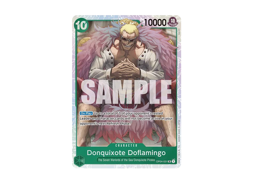 DONキホーテ・ドフラミンゴ SR [OP04-031]【英文版】(プレミアムブー星「ONE PIECE CARD THE BEST」)