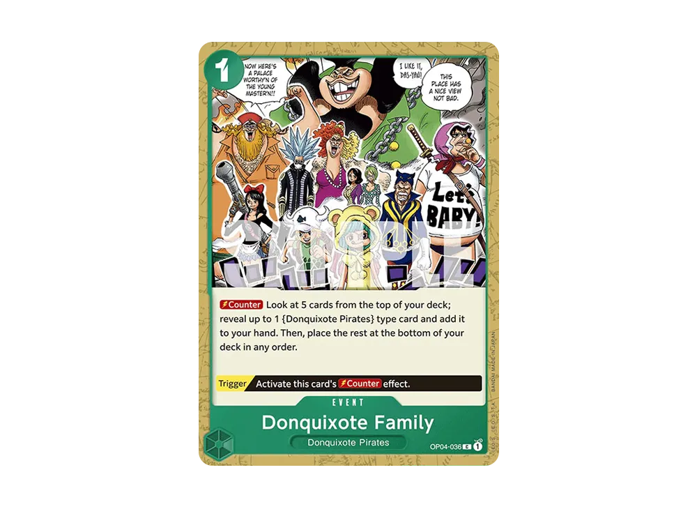 DONキホーテファミリー C [OP04-036]【英文版】(プレミアムブー星「ONE PIECE CARD THE BEST」)