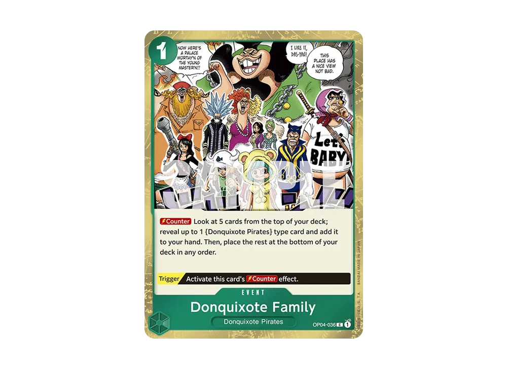 DONキホーテファミリー C : 海賊旗フォイル [OP04-036]【英文版】(プレミアムブー星「ONE PIECE CARD THE BEST」)