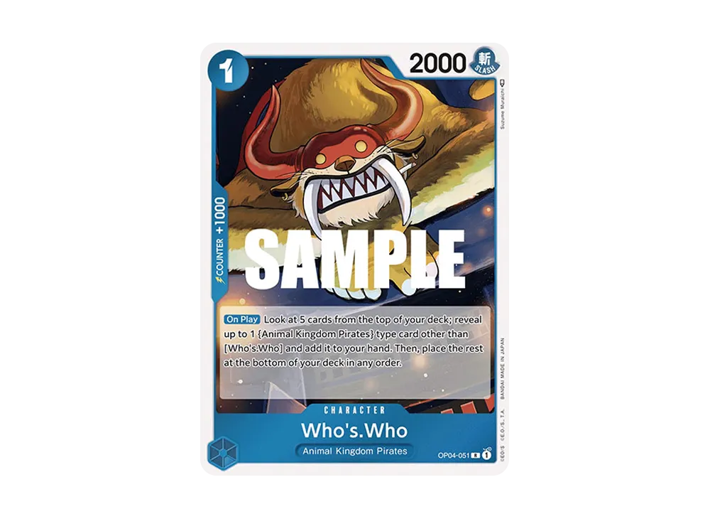 Who's.Who R [OP04-051] [EN](Booster Pack "Kingdoms Of Intrigue")