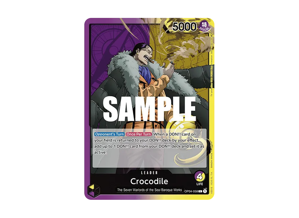 Crocodile L [OP04-058] [EN](Booster Pack "Kingdoms Of Intrigue")