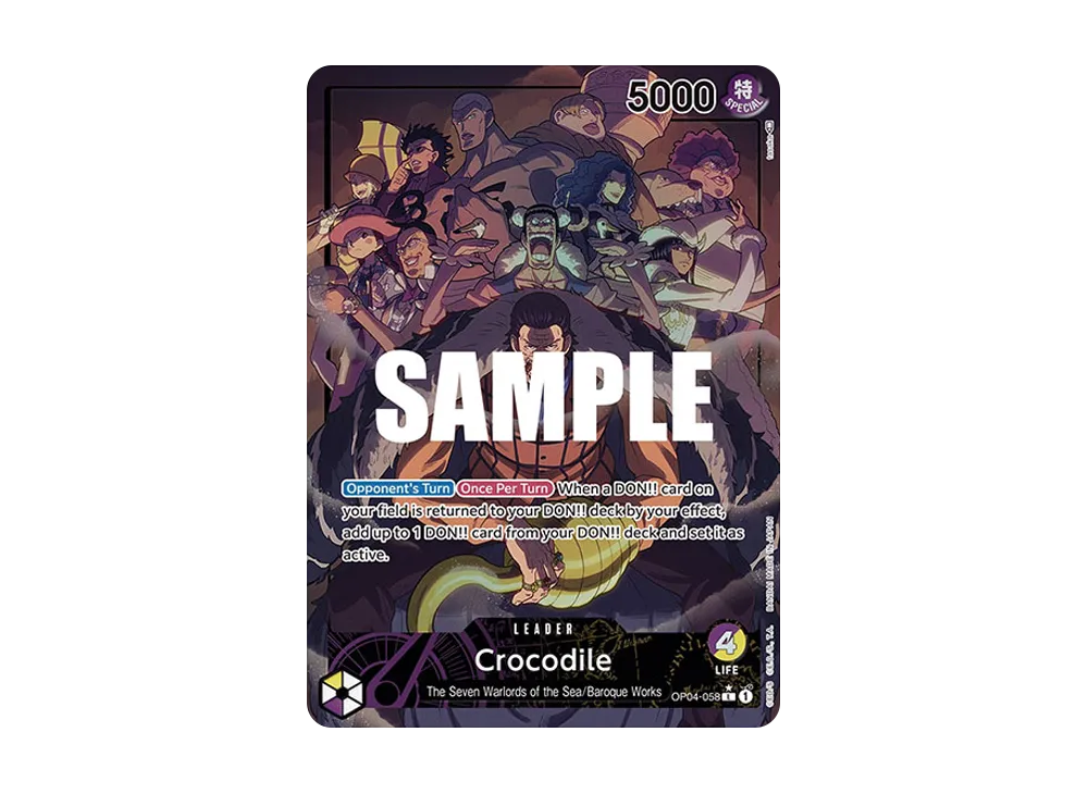 Crocodile L-P [OP04-058] [EN](Booster Pack "Kingdoms Of Intrigue")