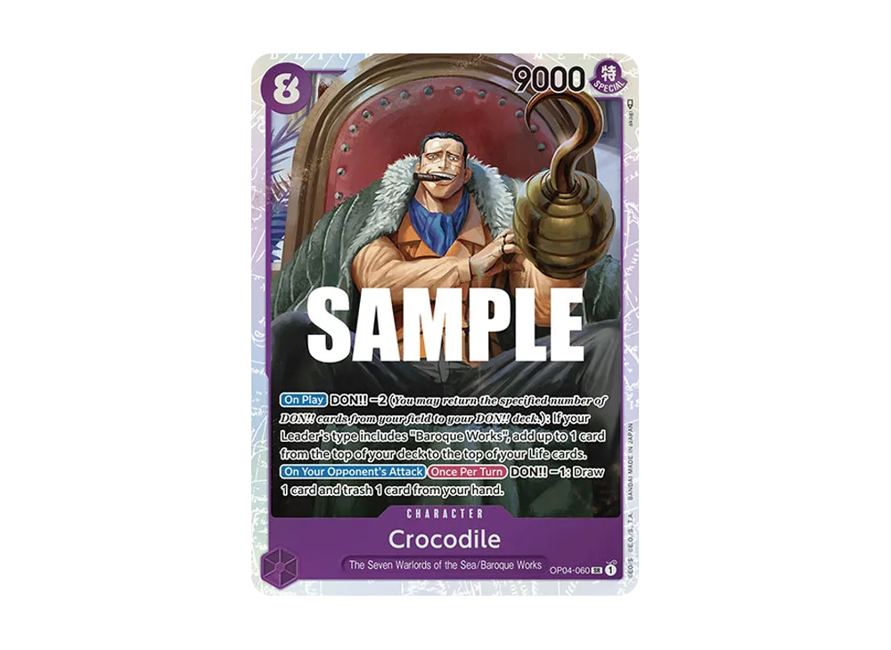 Crocodile SR [OP04-060] [EN](Booster Pack "Kingdoms Of Intrigue")
