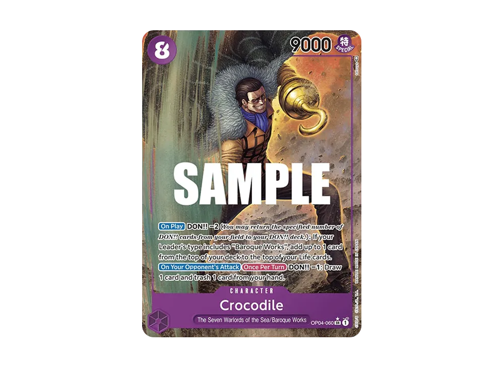 Crocodile SR-P [OP04-060] [EN](Booster Pack "Kingdoms Of Intrigue")