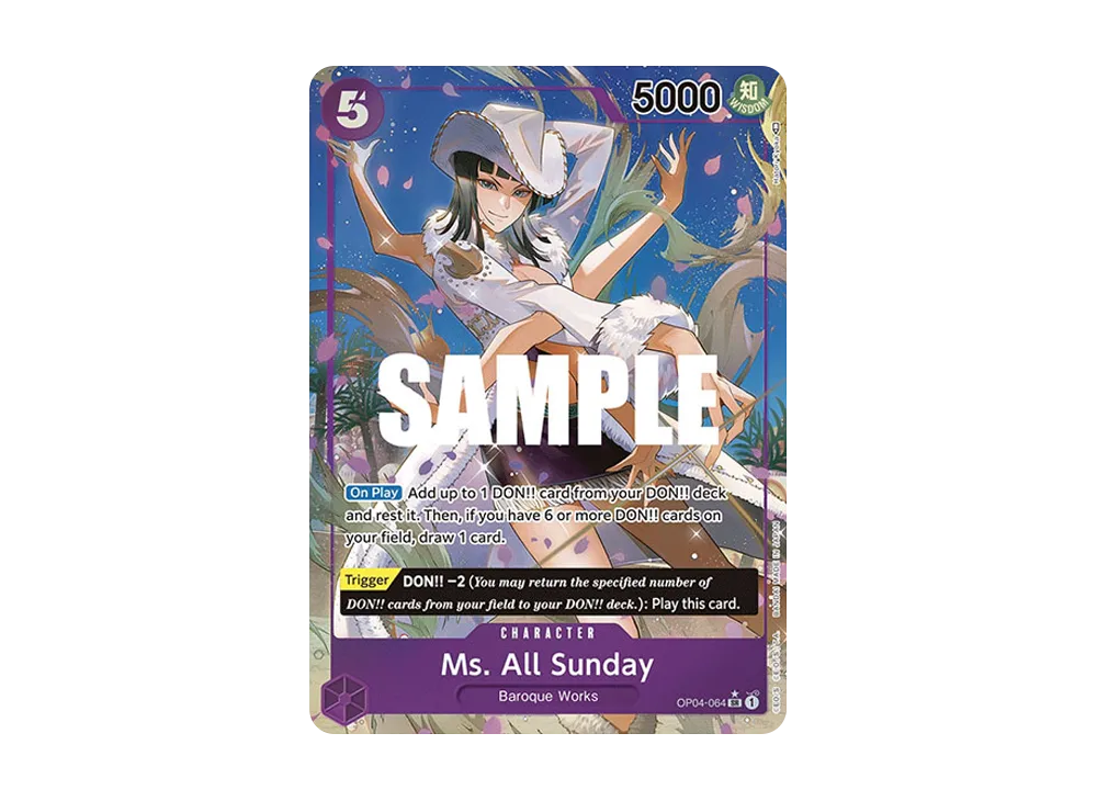 ミス・オールサンデー SR-P [OP04-064]【英語版】(ブースター