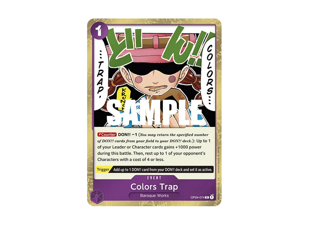 Colors Trap R [OP04-074] [EN](Booster Pack "Kingdoms Of Intrigue")