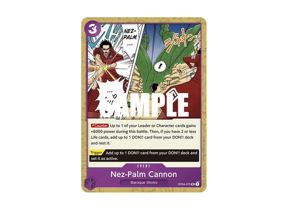 Nez-Palm Cannon UC [OP04-075] [EN](Booster Pack "Kingdoms Of Intrigue")