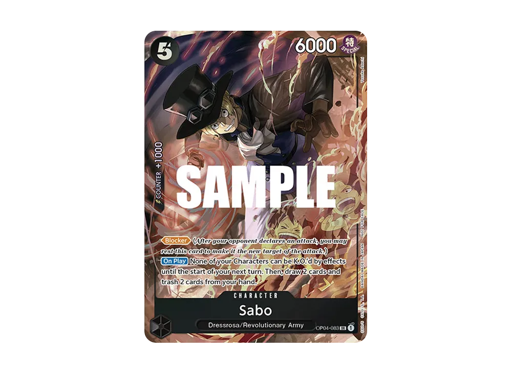 Sabo SR [OP04-083] [EN](Promotional Card 
